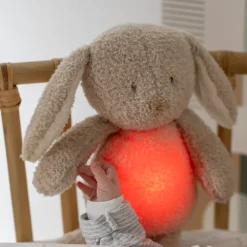Nachtlamp Sleepy Konijntje Geluid & Licht Teddy Bouclette Beige
