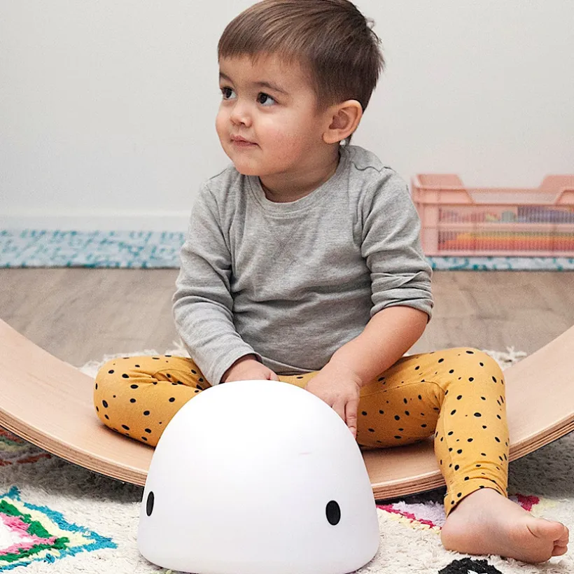Nachtlamp - Walvis Moby - Medium - oplaadbaar - Wit