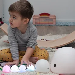 Nachtlamp - Walvis Moby - Medium - oplaadbaar - Wit