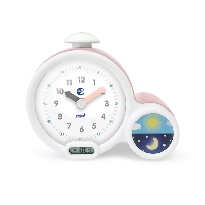 Nachtlamp Wekker Kid'Sleep 2en1 - Roze