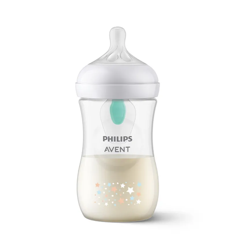 Natural Response AirFree zuigfles 260 ml met sterrenprint en anti-koliekventiel