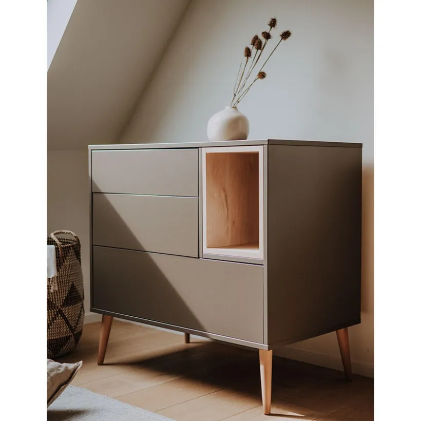 Nis voor commode Cocoon Natural Oak