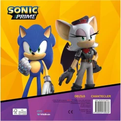 NL/ FR Kleurboek Color Fun Sonic Prime +4J / Livre de coloriage Color Fun Sonic Prime +4A