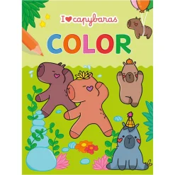 NL/FR Kleurboek I love capybaras +4J / Bloc de coloriage I love capybaras +4A