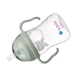 Oefenbeker met gewogen rietje 240 ml sage