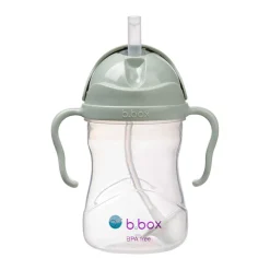 Oefenbeker met gewogen rietje 240 ml sage