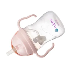 Oefenbeker met verzwaard rietje 240 ml blush