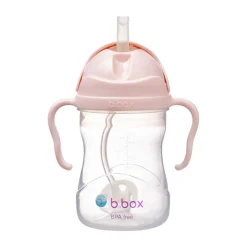 Oefenbeker met verzwaard rietje 240 ml blush
