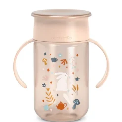 Oefenbeker 360° 340ml Wonderland Roos