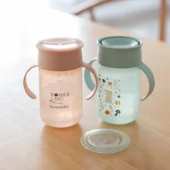 Oefenbeker 360° 340ml Wonderland Roos