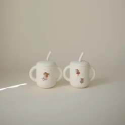 Oefenbeker Siliconen met rietje Fairy Mice