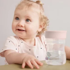 Oefenbeker zonder tuit 240ml Blush 12m+
