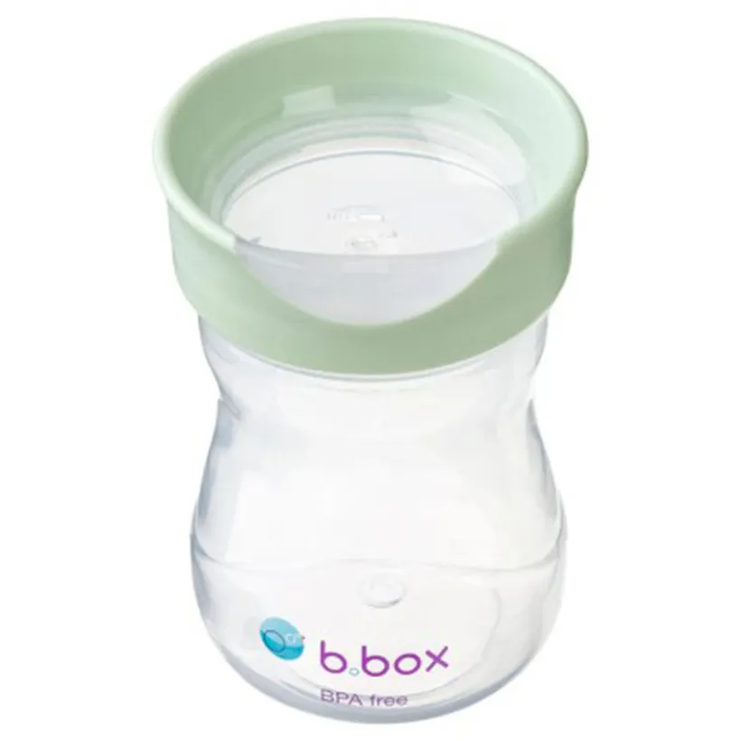 Oefenbeker zonder tuit 240ml Saliegroen 12m+