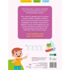 Oefenboek NL - Uitwisbare stift - allereerste schrijfoefeningen 4jaar+