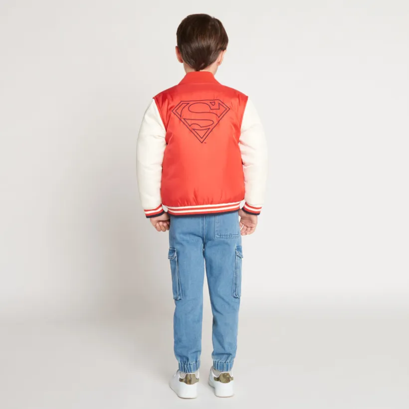 Omkeerbare Superman Warner bomberjas jongens