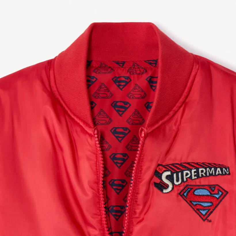 Omkeerbare Superman Warner bomberjas jongens