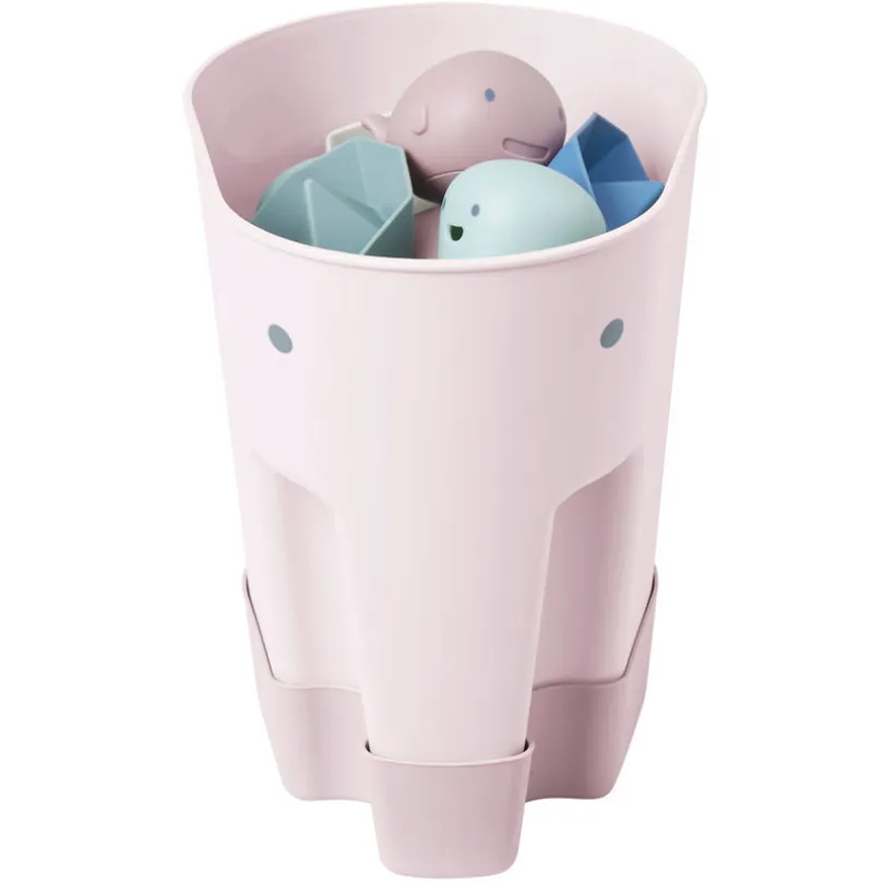 Opbergbox badspeelgoed Ellie de Olifant Blush