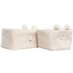 Opbergmanden 2PCS Bear Cream