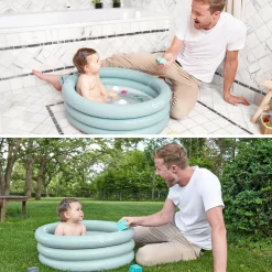 Opblaasbaar evolutief Aquadots bad blauw Babymoov
