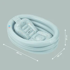 Opblaasbaar evolutief Aquadots bad blauw Babymoov