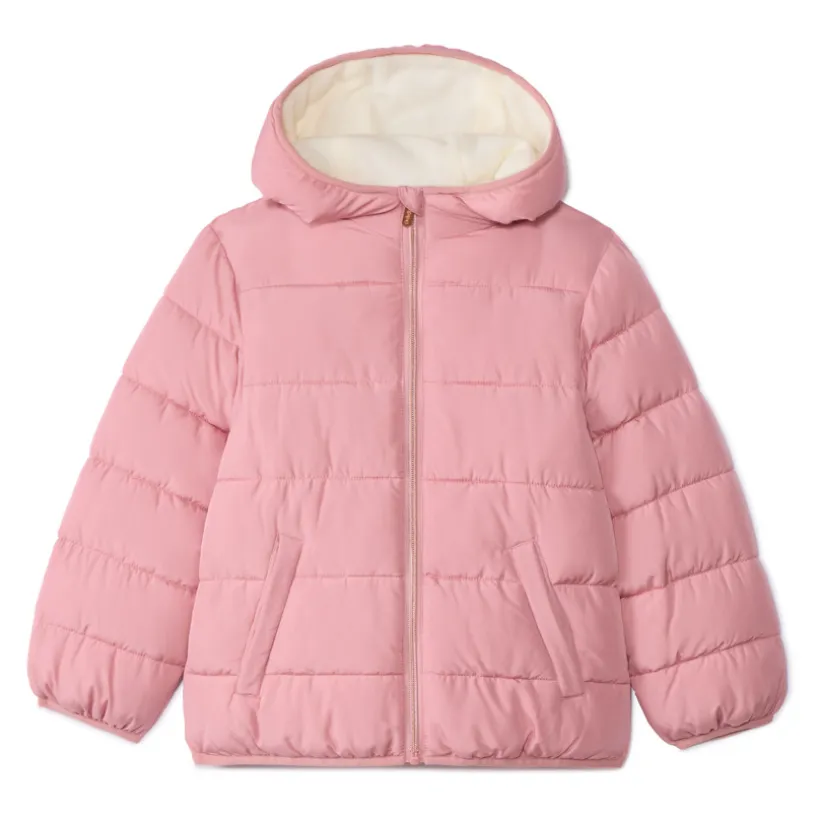 Opgevulde jas met microfleece voering meisjes