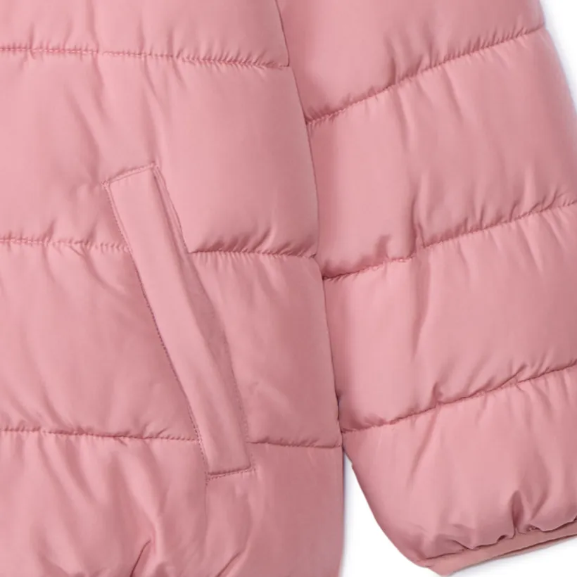 Opgevulde jas met microfleece voering meisjes