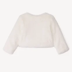 Opgevuld vest met bont en ritssluiting meisjes
