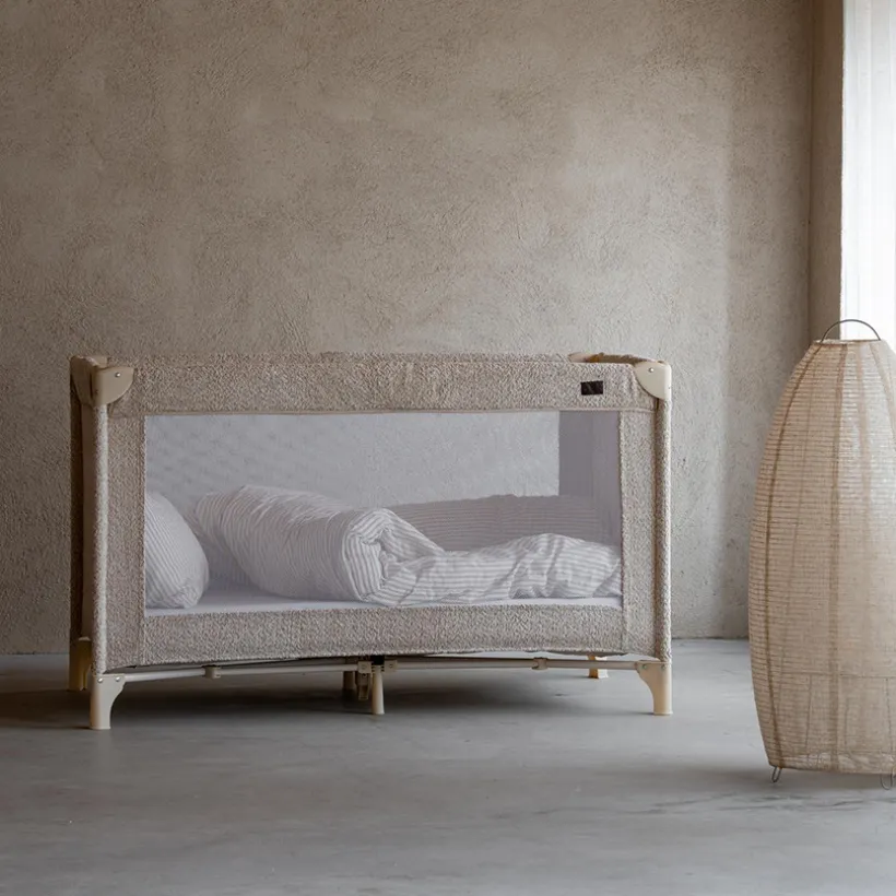 Opvouwbaar reisbed 120 x 60 cm Boucle Sheep