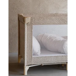 Opvouwbaar reisbed 120 x 60 cm Boucle Sheep