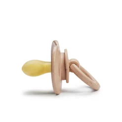 Orthodontische fopspeen van latex en bamboe 3M+ blushing pink