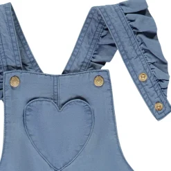 Overgooier korte met ruche + ceintuur fantasie voor baby meisje