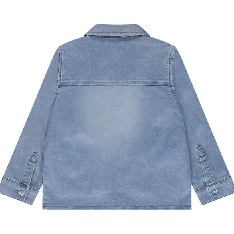 Overhemd effect denim zakken voor jongen