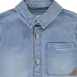 Overhemd effect denim zakken voor jongen