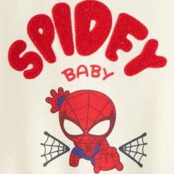 Oversized fleece sweatshirt voor baby jongens Spidey Marvel
