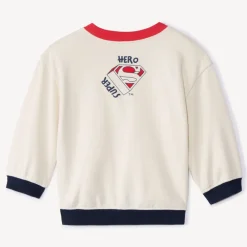Oversized fleece sweatshirt Superman Warner voor babyjongen