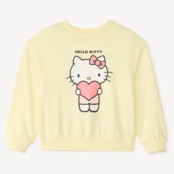 Oversized fleece sweatshirt Hello Kitty meisjes