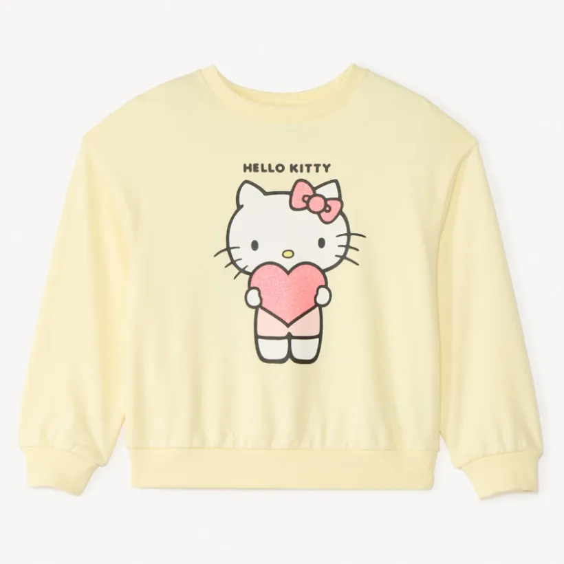Oversized fleece sweatshirt Hello Kitty meisjes