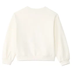 Oversized fleece sweatshirt met santiag-patroon meisjes
