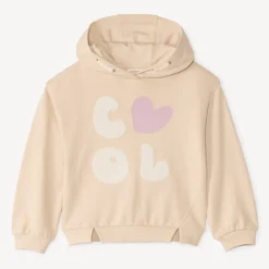 Oversized hoodie met opgestikt patch meisjes