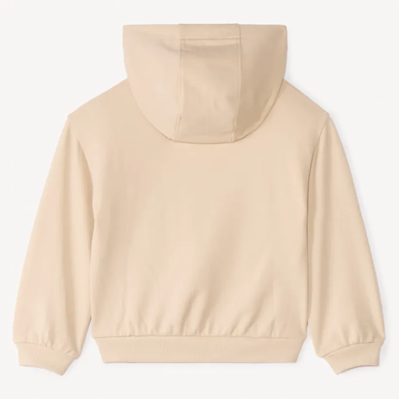 Oversized hoodie met opgestikt patch meisjes