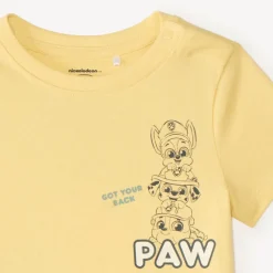 Oversized korte mouwen T-shirt met Paw Patrol print voor babyjongen