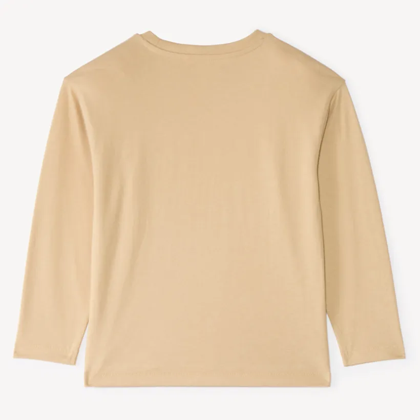 Oversized langarm T-shirt met fotoprint van bergen jongens