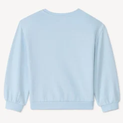 Oversized meisjes sweat met bouclettes