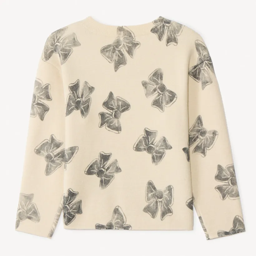 Oversized milano sweatshirt met fantasieprint meisjes