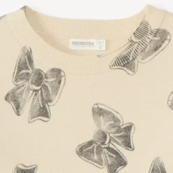 Oversized milano sweatshirt met fantasieprint meisjes