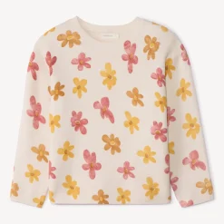 Oversized milano sweatshirt met fantasieprint meisjes