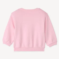 Oversized sweater met print voor babymeisjes