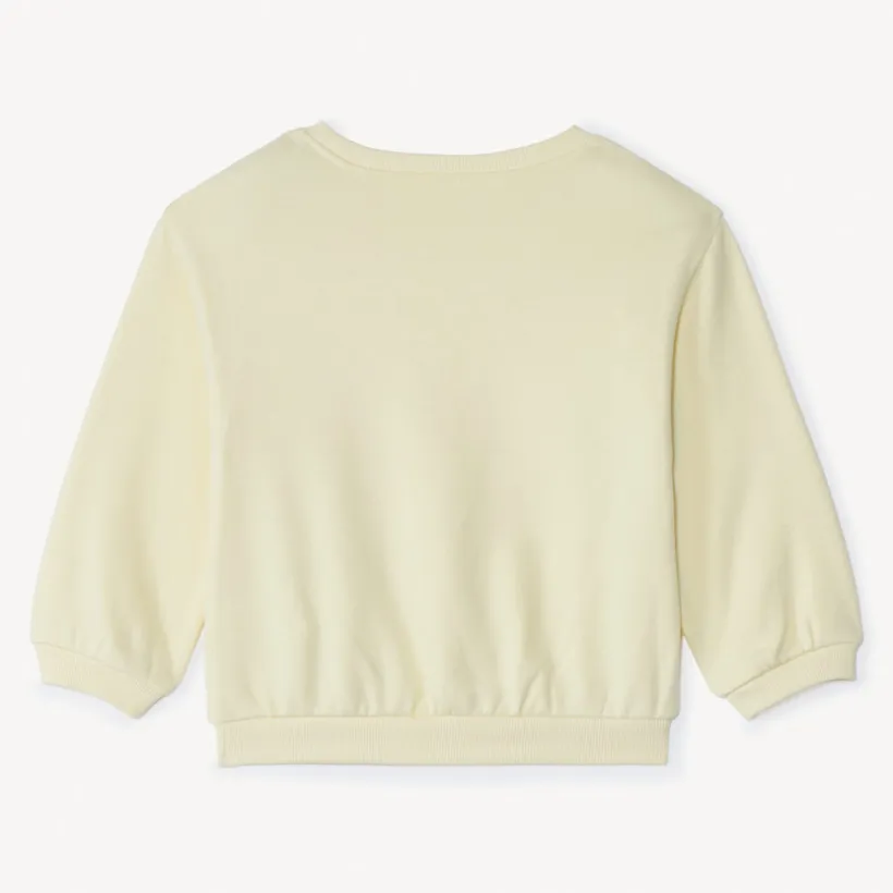 Oversized sweater met print voor babymeisjes