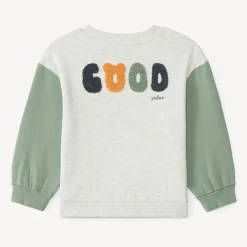 Oversized sweat jongens met kleurblokken