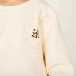 Oversized sweat met koord meisjes